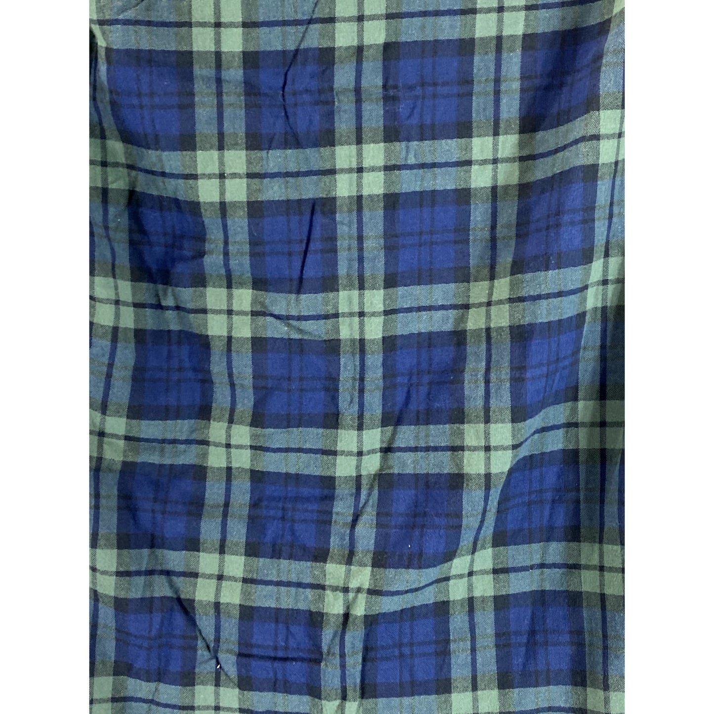 TOPMAN Men's Green Plaid Black Watch Muscle-Fit Button-Up Shirt SZ XS