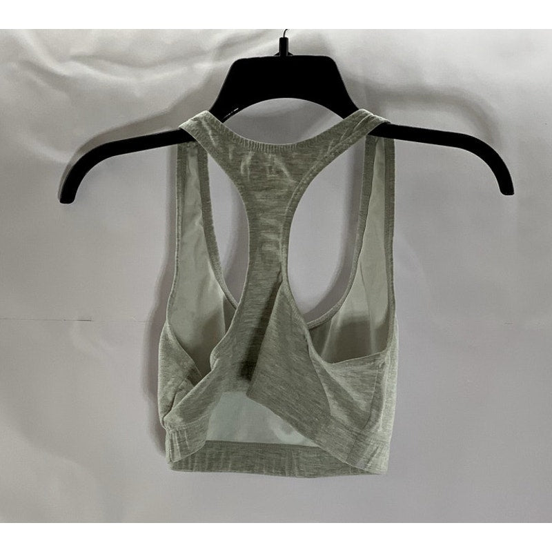 ALL IN MOTION Women's Gray Racerback Sports Stretch Exercise Bra Top SZ L