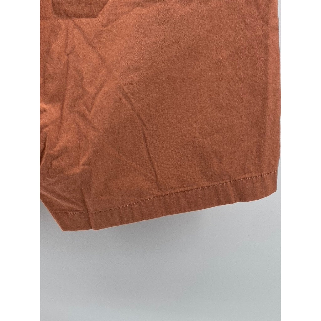 J.CREW Men's Orange Regular-Fit Stretch 9" Chino Shorts SZ 35