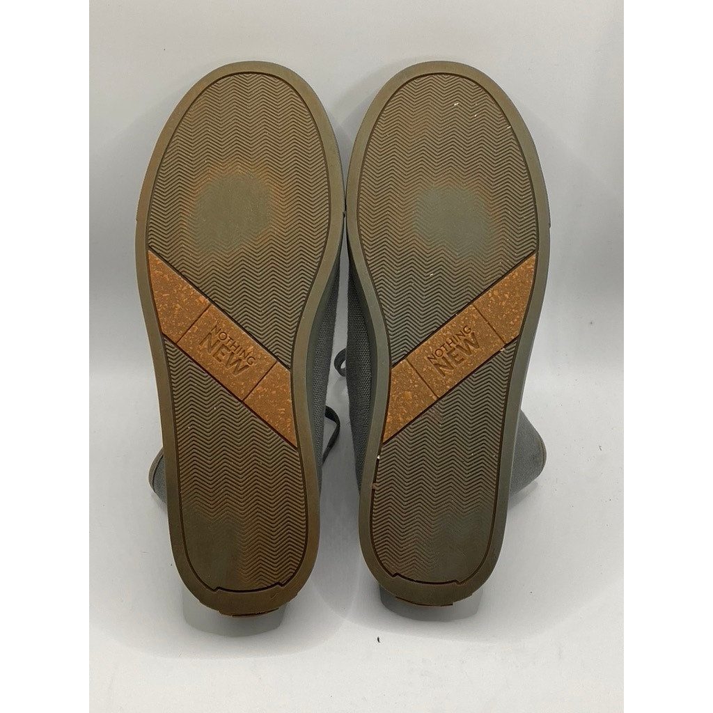 NOTHING NEW Women's Forest Green Classic High-Top Round-Toe Lace-Up Sneakers SZ8