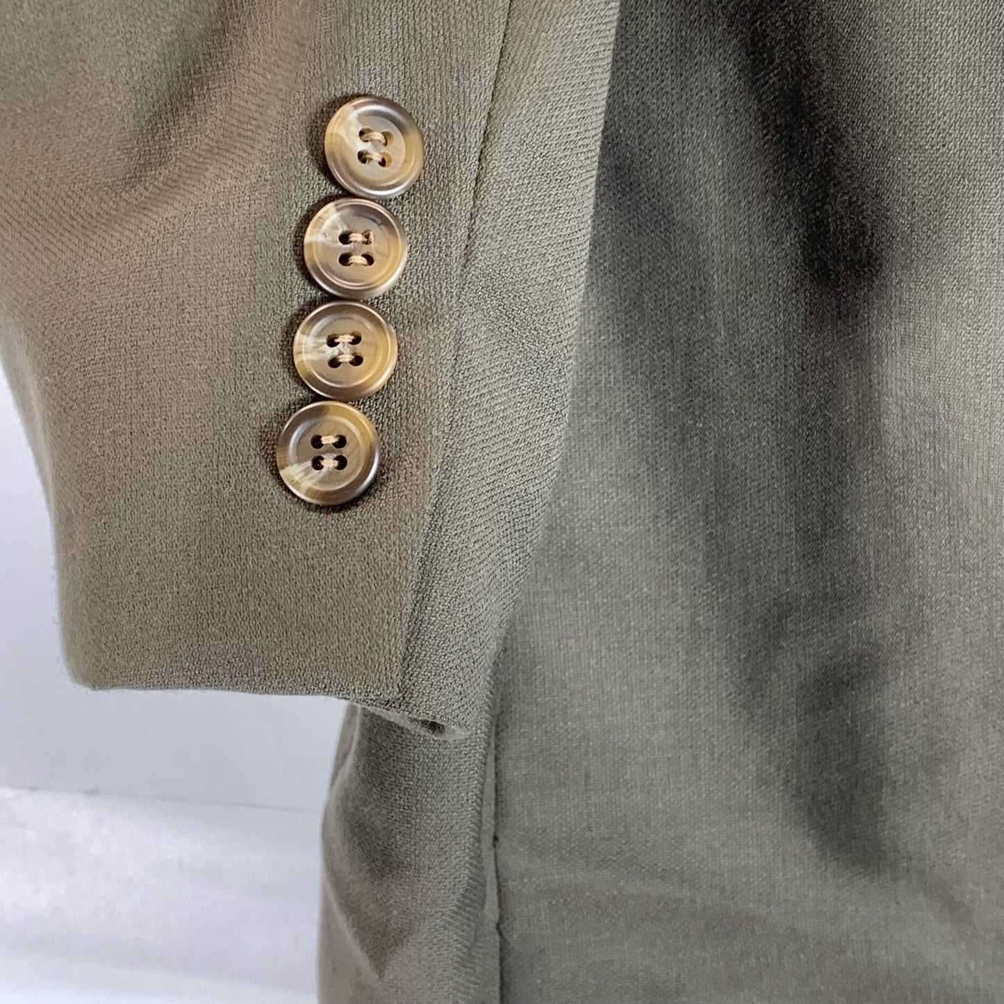 LAUREN RALPH LAUREN Men's Brown Two-Button Wool Suit SZ 44R/34X30