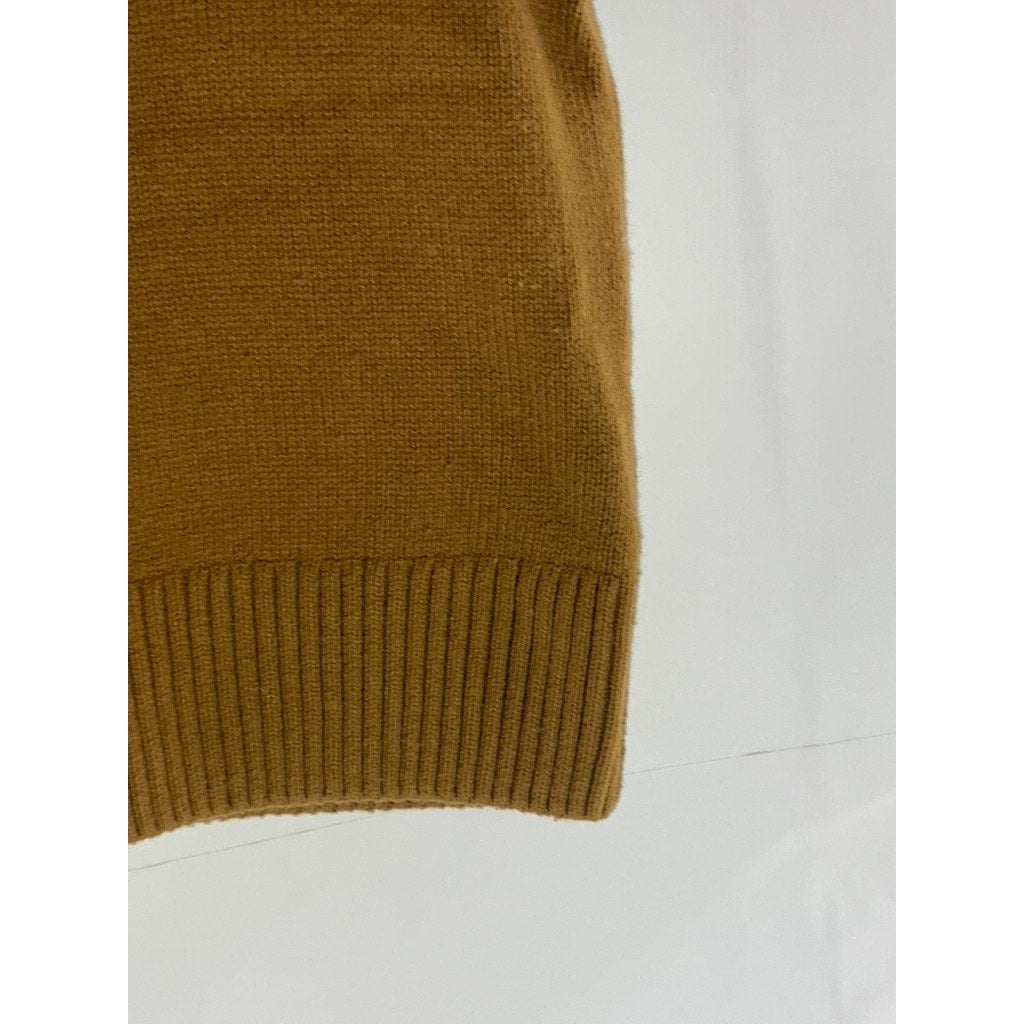 PARIS ATELIER & OTHER STORIES Women's Dark Brown Wool/Cotton Sweater Vest SZ XS