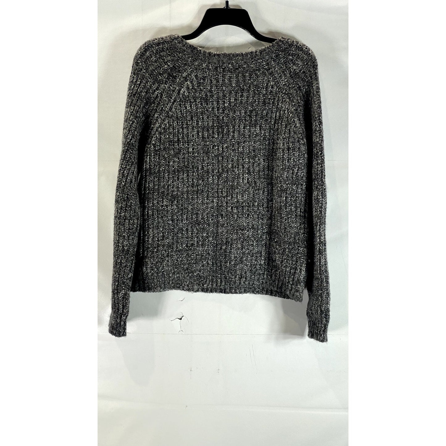 ANDREA JOVINE Women's Heather Gray Knit Pullover Sweater SZ L