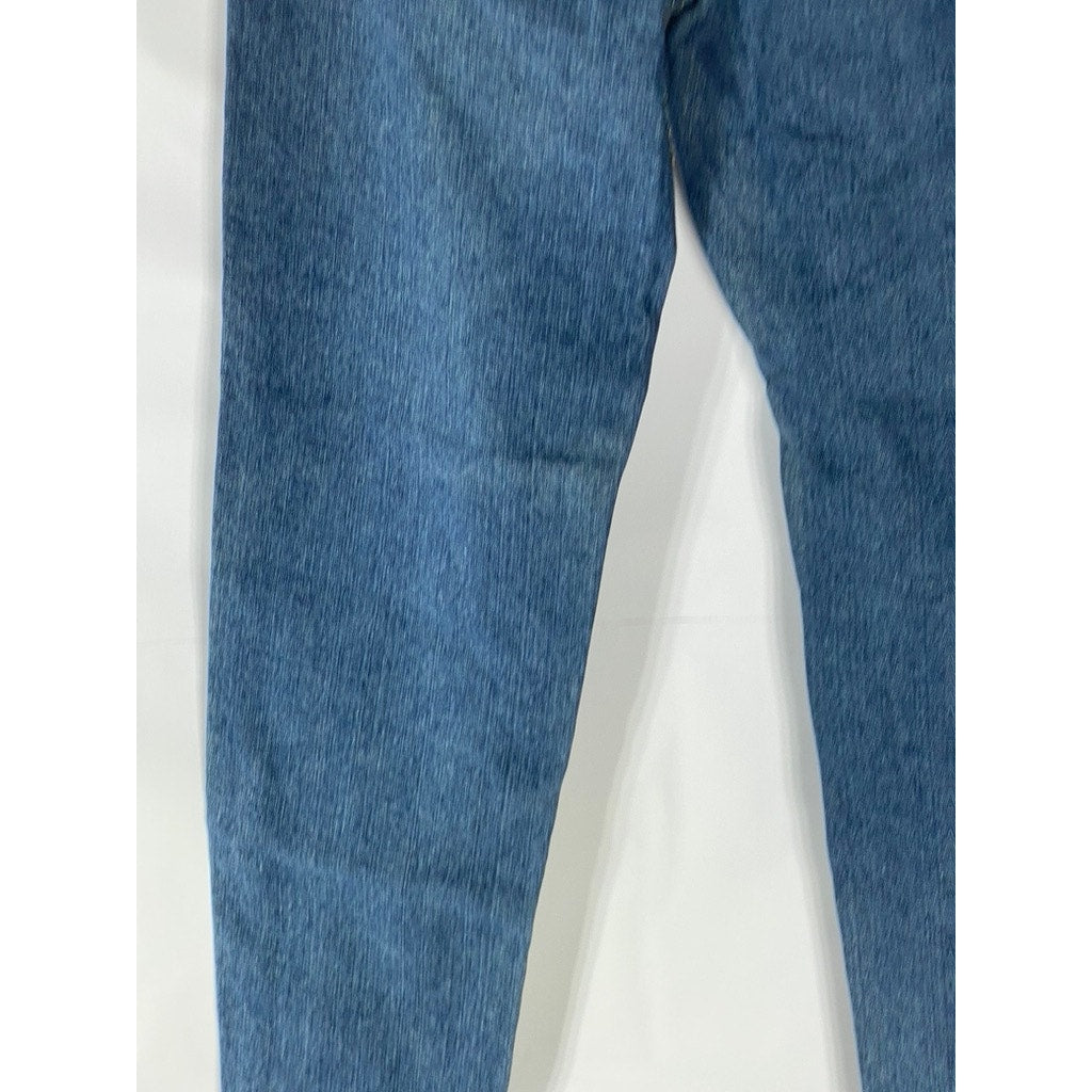 UNBRANDED Women's Dark Blue Denim Skinny-Leg High-Rise Jean SZ 25
