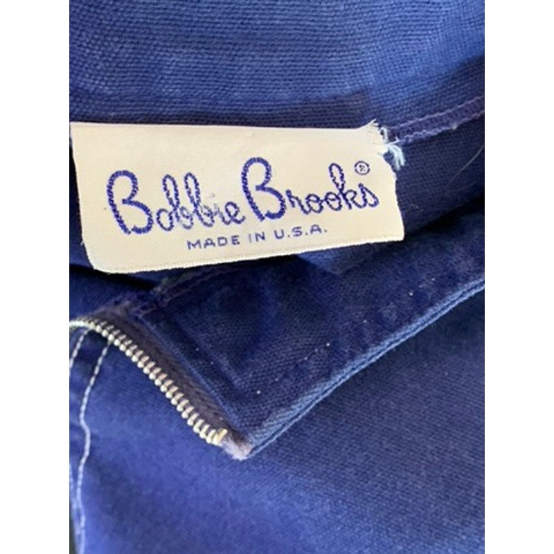 BOBBIE BROOKS Women's Denim Zip-Up Drawstring Hem Shirt Jacket SZ S