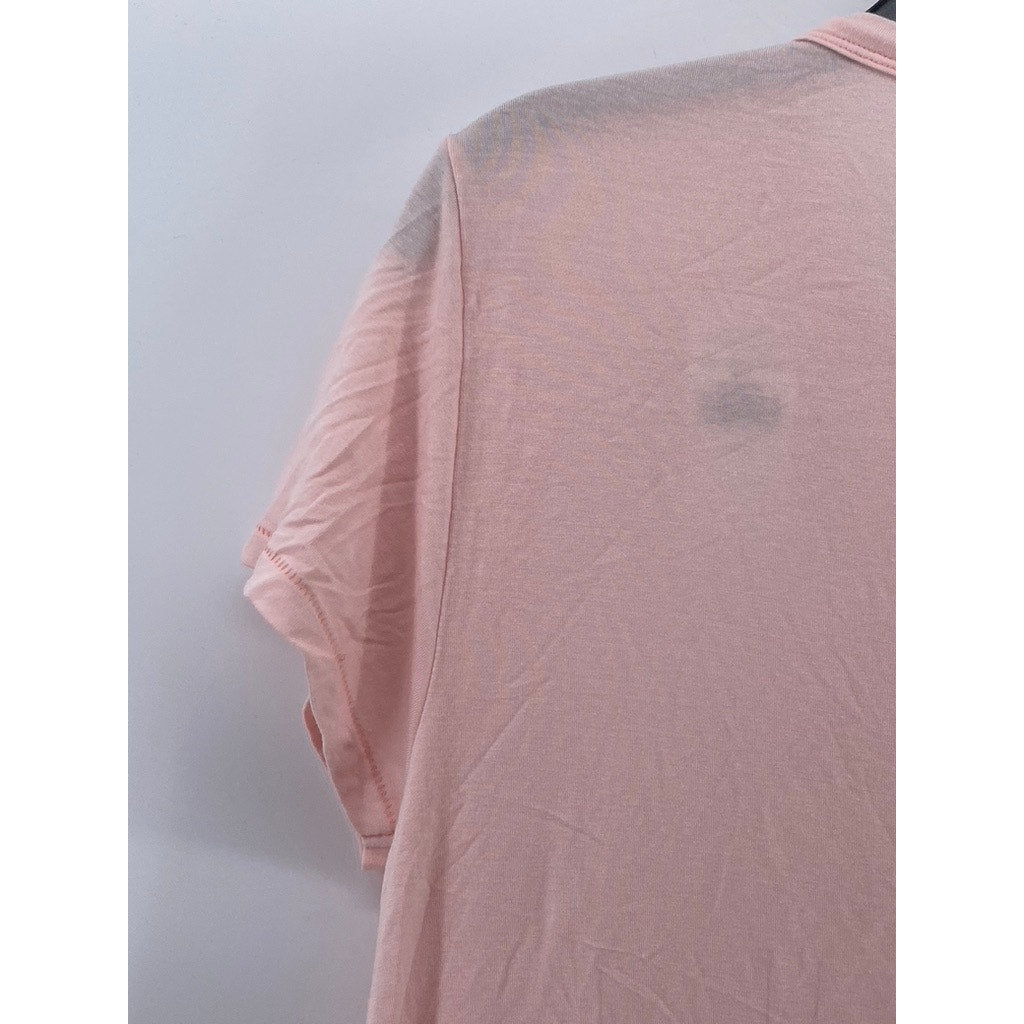 AMERICAN EAGLE Women's Light Pink Soft & Sexy Crewneck Short Sleeve Top SZ S