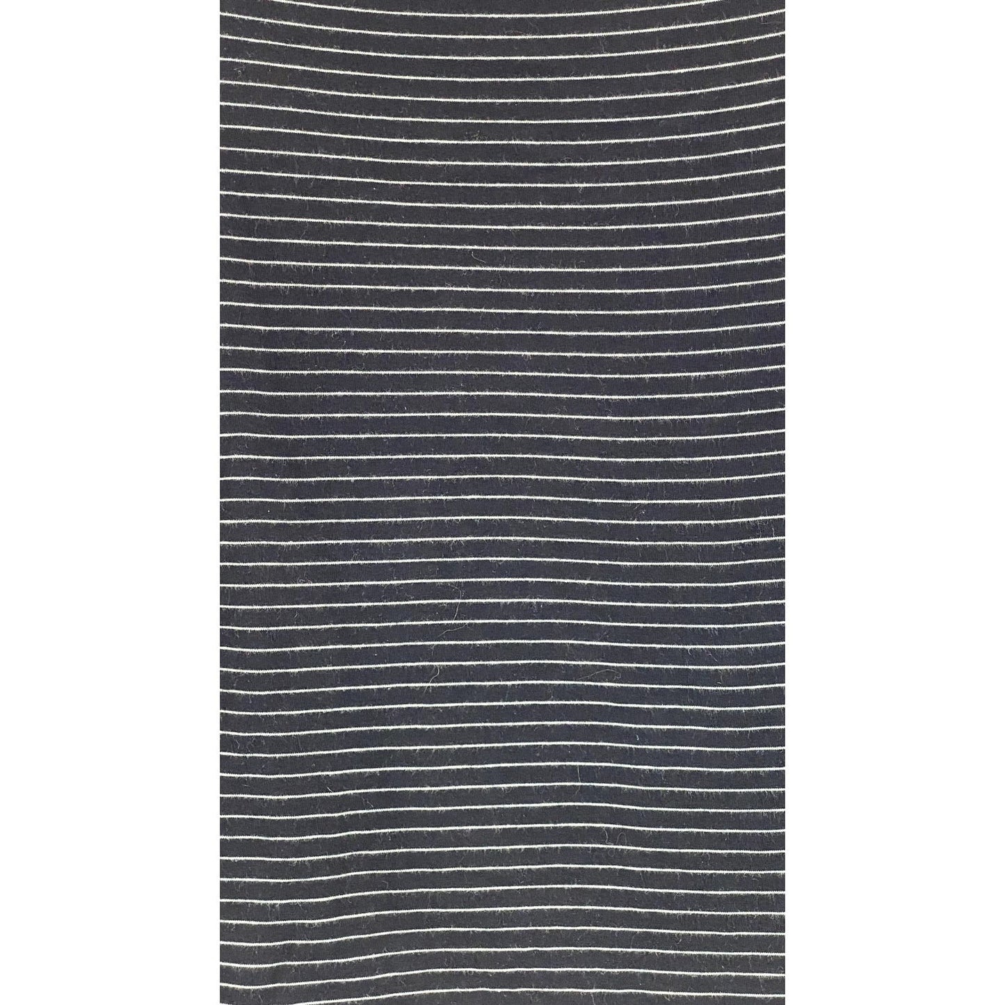 OAK + FORT Women's Black/White Striped Boatneck Long Sleeve Top SZ XS