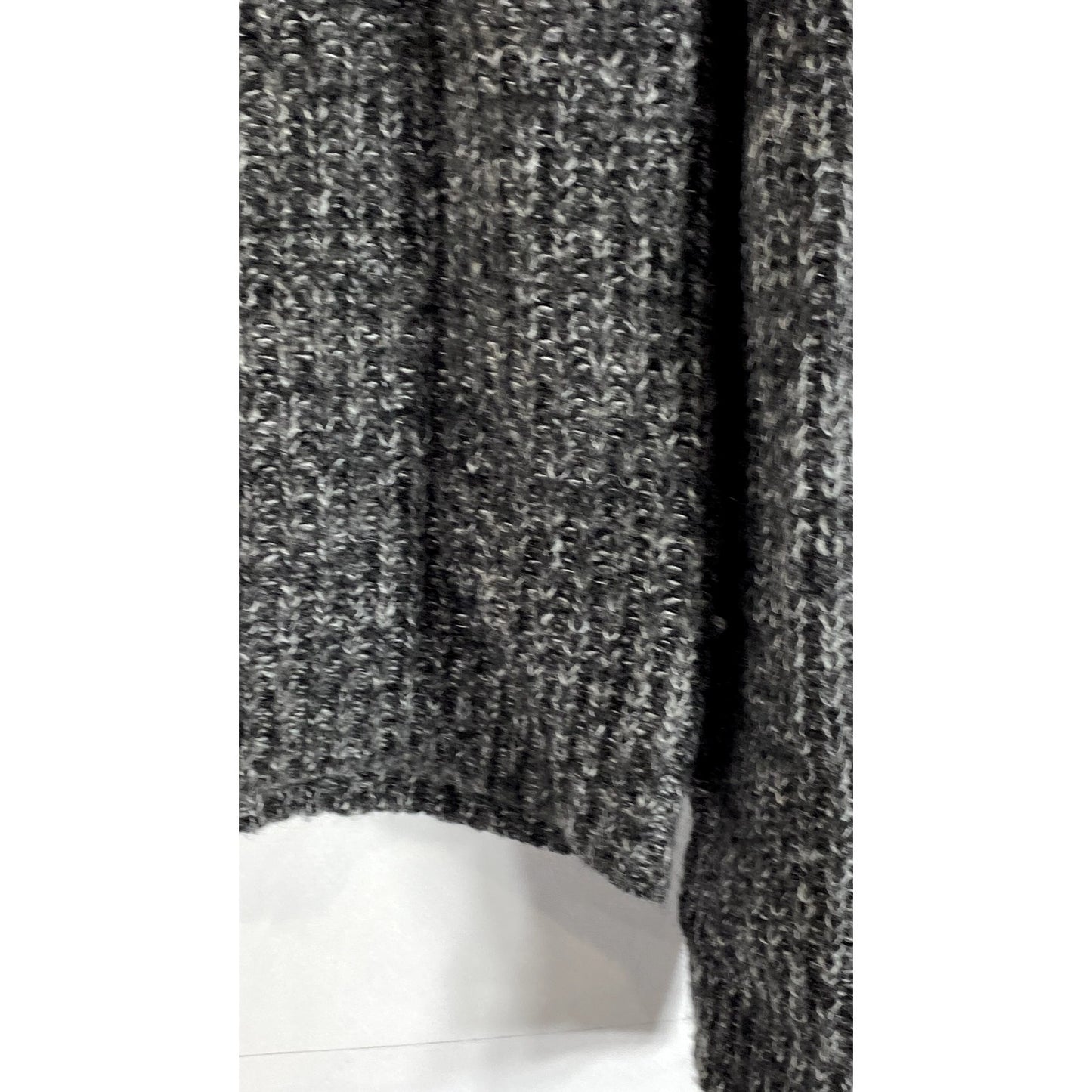ANDREA JOVINE Women's Heather Gray Knit Pullover Sweater SZ L