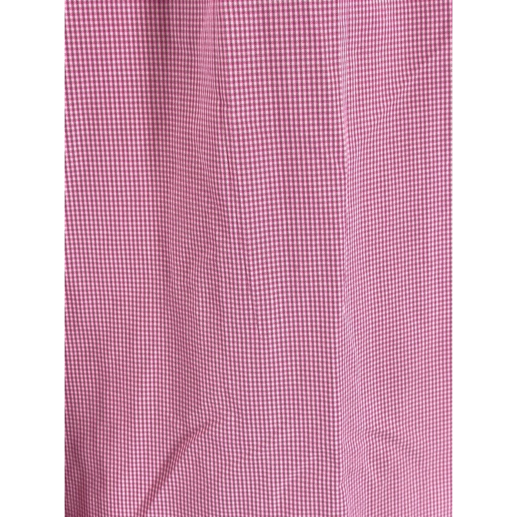 BROOKS BROTHERS 346 Men's Pink Gingham Slim-Fit Button-Up Long Sleeve Shirt SZ16