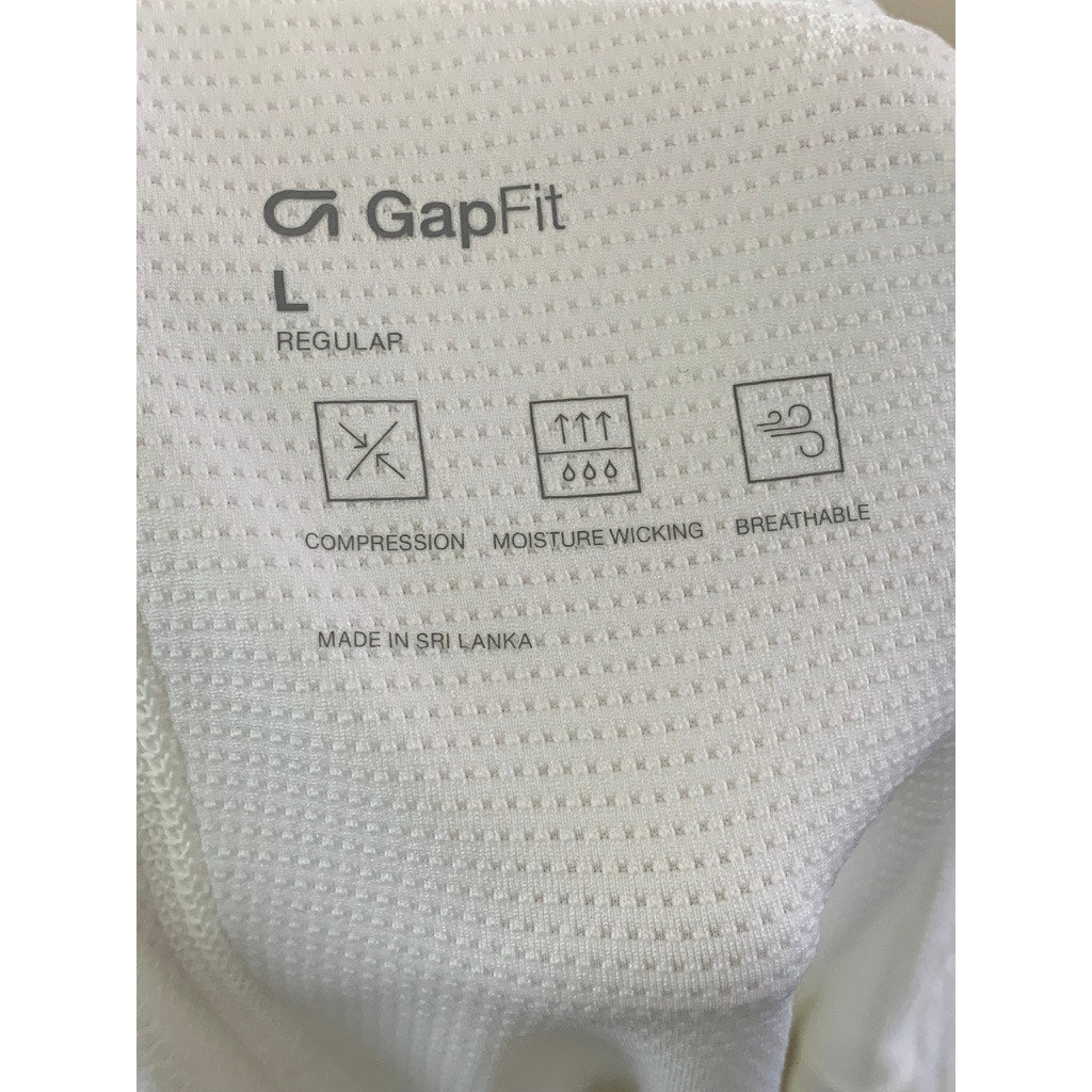 Gap Women's Optic White GapFit Breathable Compression Pull-On Exercise Skort SZL
