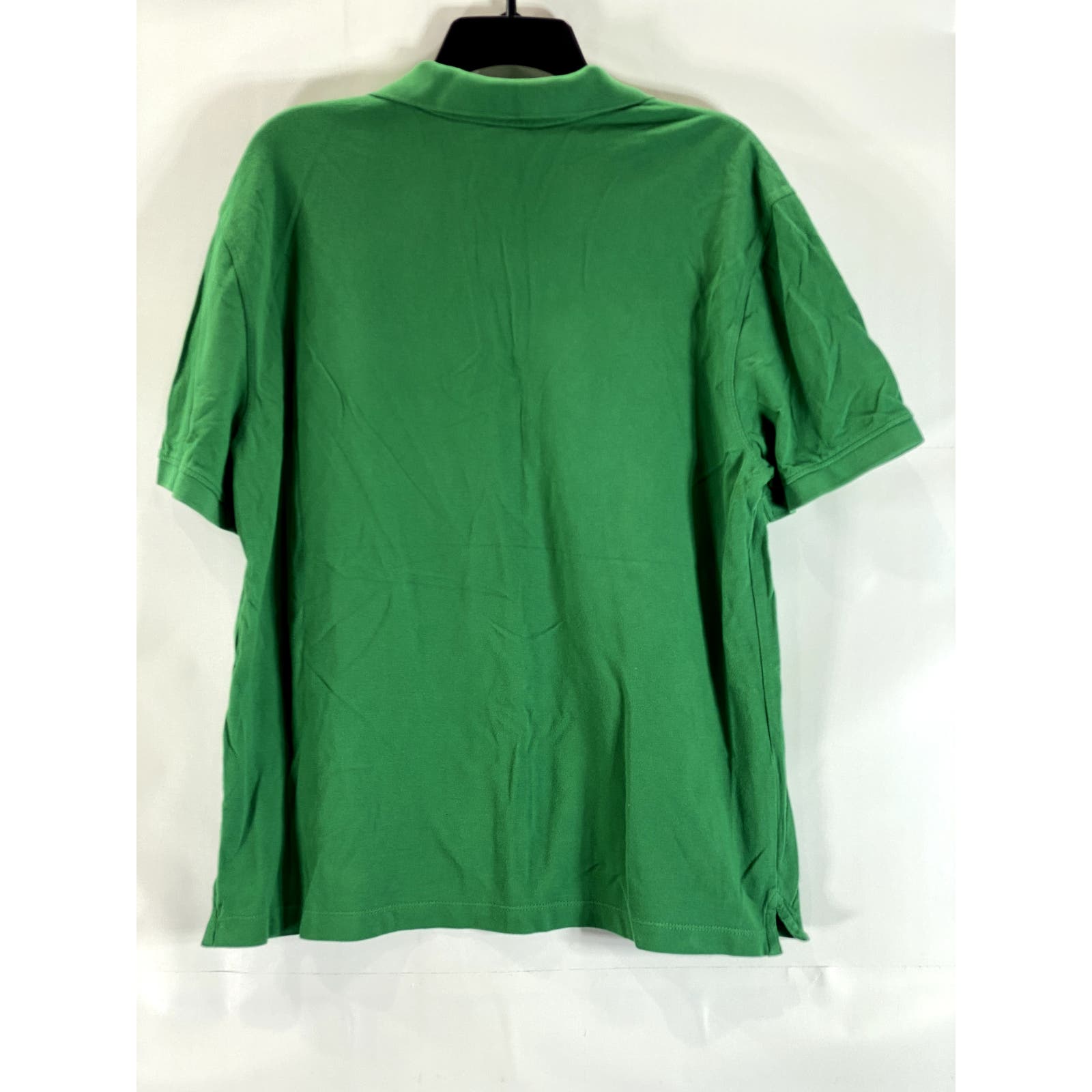 BANANA REPUBLIC Men's Green Malachit Organic Cotton Pique Short Sleeve Polo SZ L