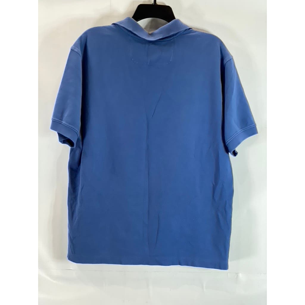 TOMMY BAHAMA Men's Blue Short Sleeve Classic-Fit Polo Shirt SZ L