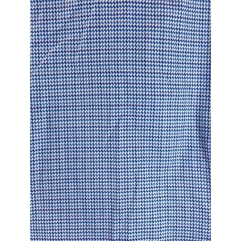 ROBERT GRAHAM Men's Blue Candido Tailored-Fit Button-Down Shirt SZ 3XL