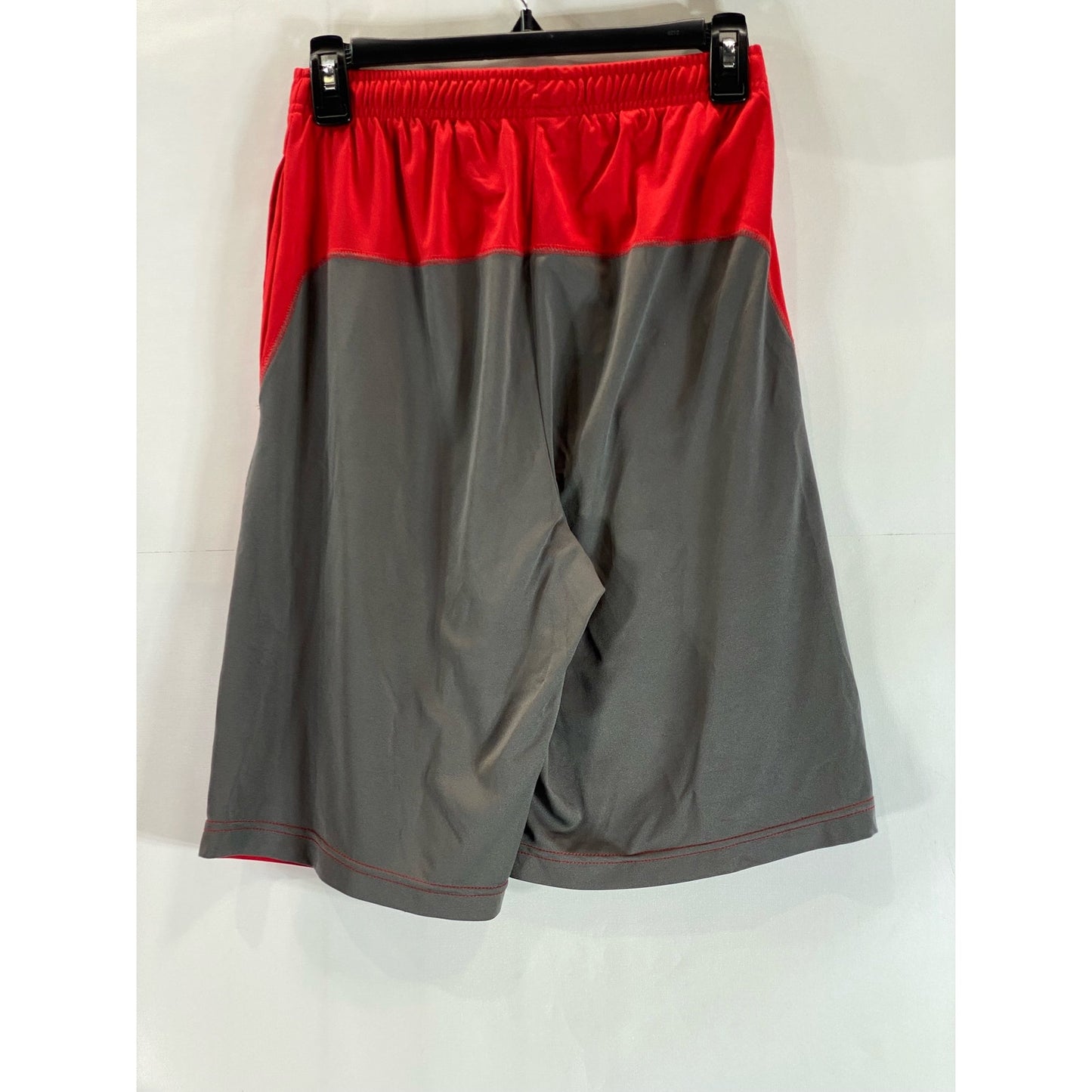 MAJESTIC Men's Red/Gray Los Angeles Angels Cool Base Pull-On Shorts SZ S