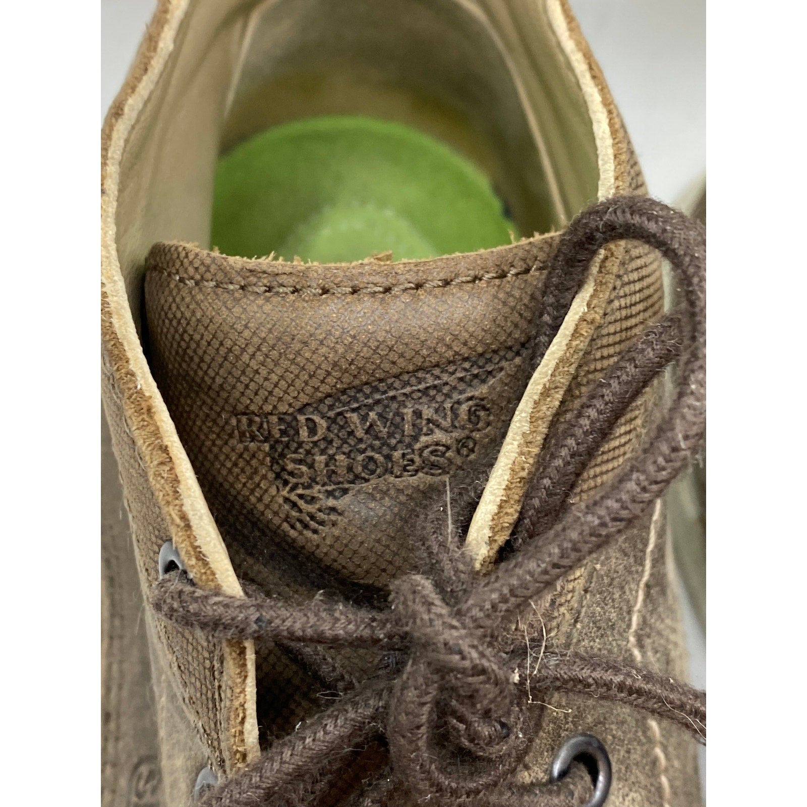 RED WING Men's Brown Steel-Toe Lace-Up Chukka Boots SZ 11