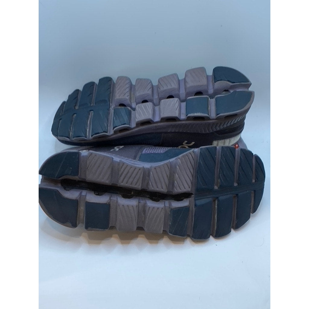 ON CLOUD Women's Gray Mesh Swiss Engineering Lace-Up Sneakers SZ 8.5