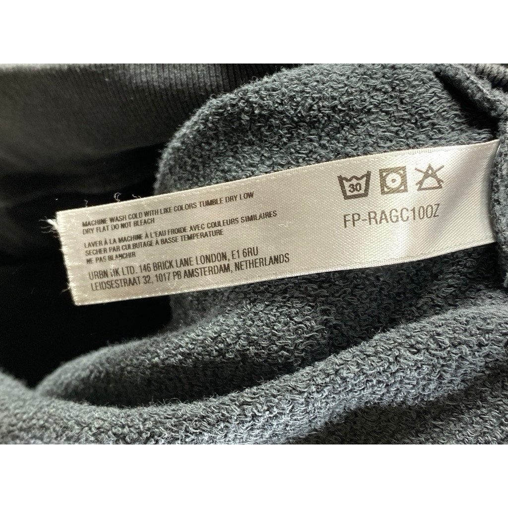 FREE PEOPLE MOVEMENT Women's Washed Gray Crewneck Long Sleeve Sweatshirt SZ S