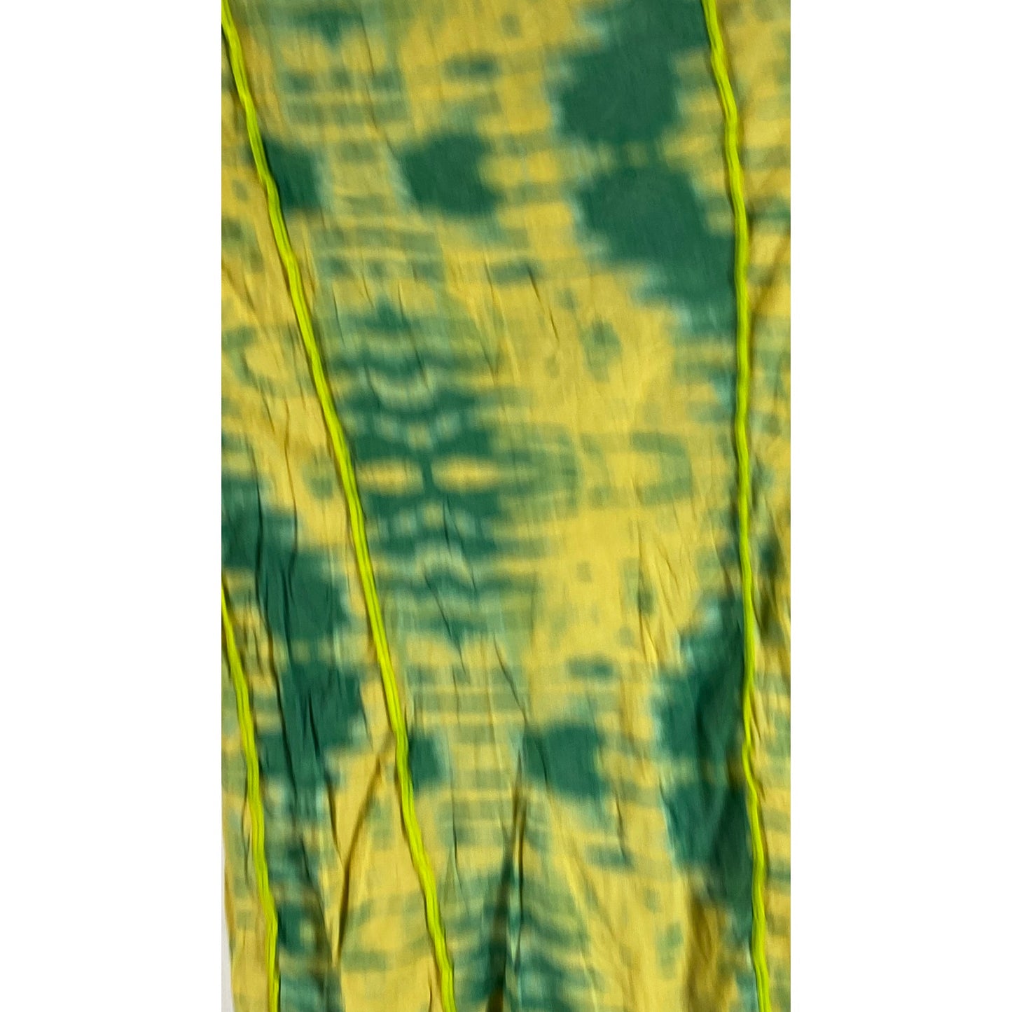 Aritzia WILFRED FREE Women's Green/Yellow Orbit Tie-Dye Print Turtleneck Top SZM