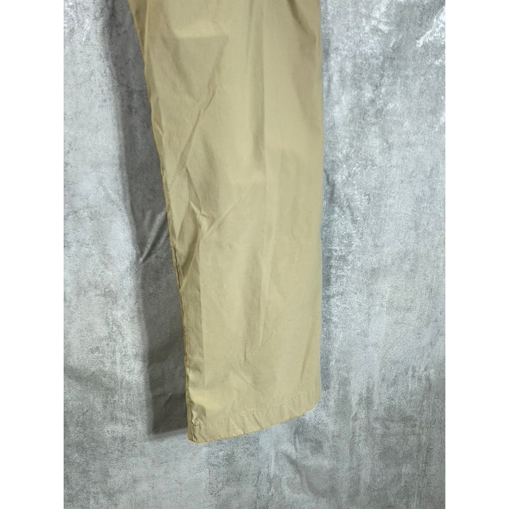EDDIE BAUER Men's Light Khaki Regular-Fit Stretch Tech Pants SZ 32X30