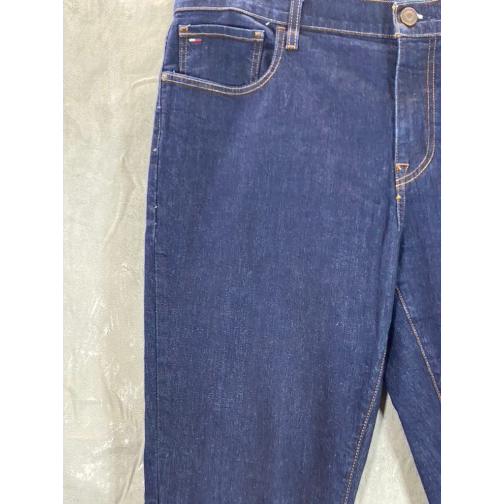 TOMMY HILFIGER Denim Men's Navy Straight-Leg Droite Jeans SZ 38X32