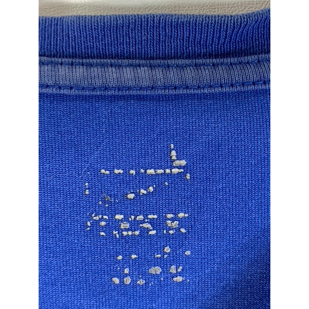 NIKE Men's Royal Blue Crewneck Dri-Fit Short Sleeve Active T-Shirt SZ L