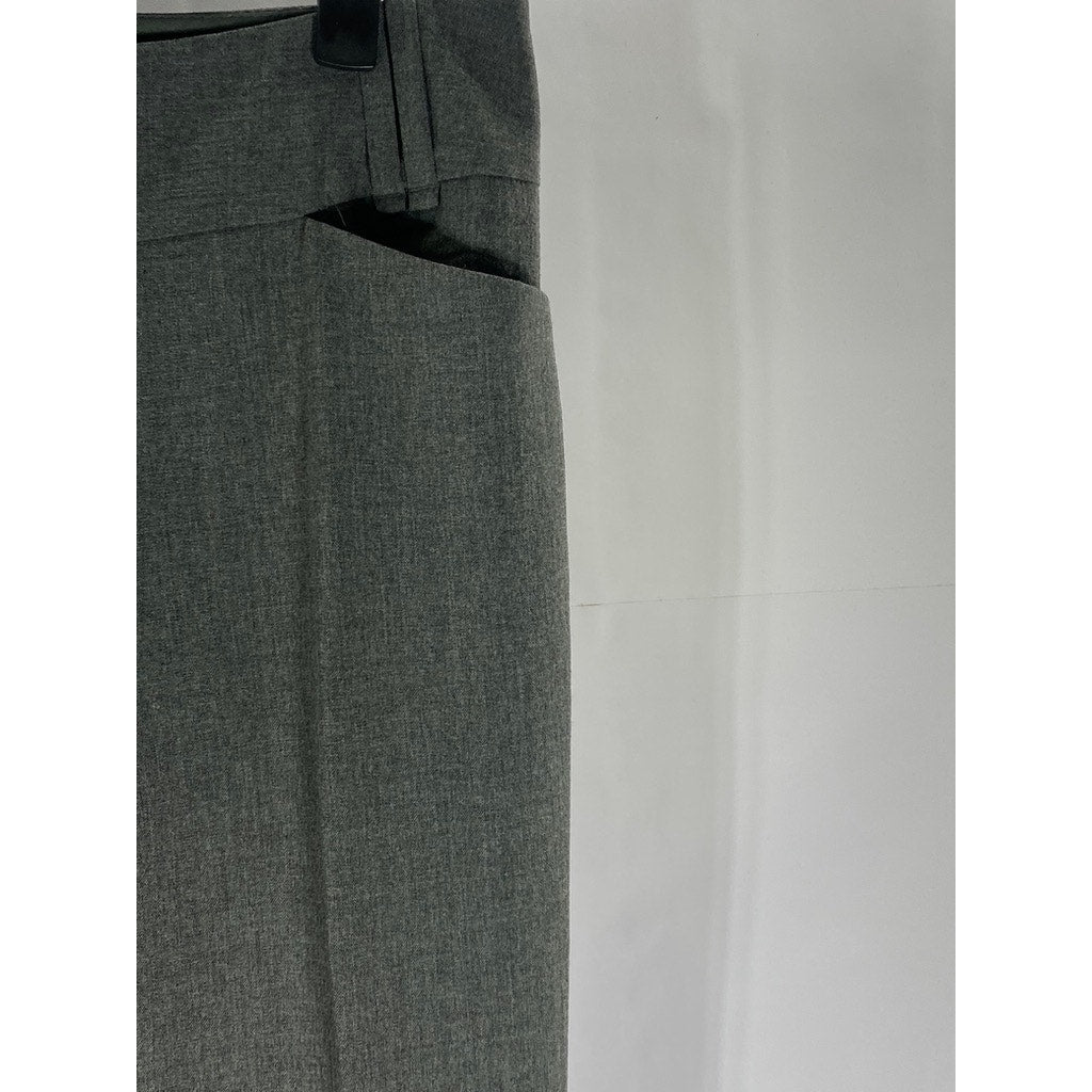 THE LIMITED Women's Dark Gray Long Straight-Leg Cassidy Fit Pant SZ 00L