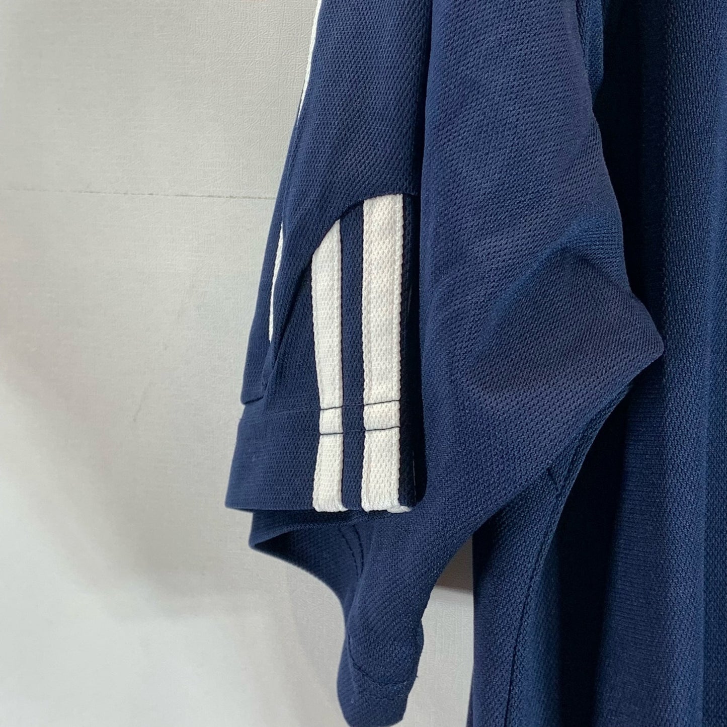 ADIDAS Men's Navy Climalite Standard-Fit Short Sleeve Golf Polo SZ L