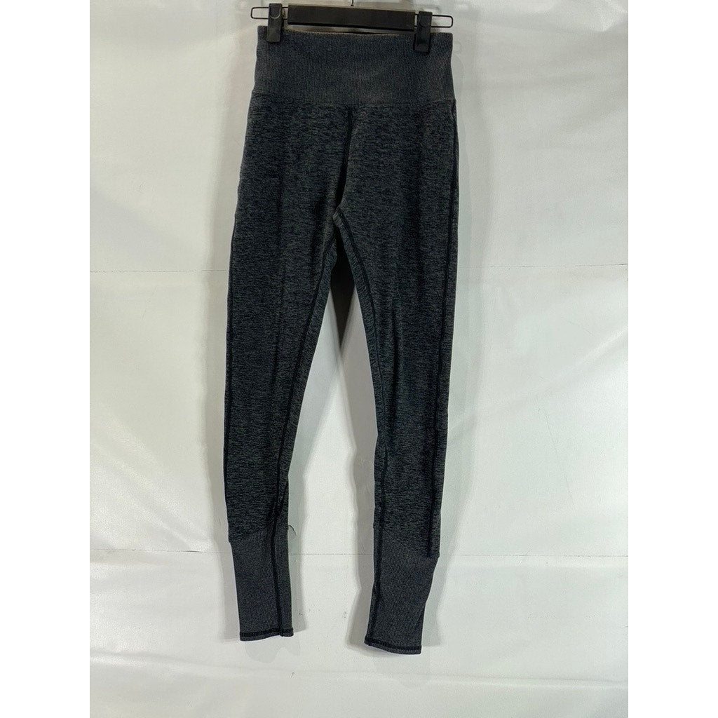 ALO YOGA Women's Dark Grey Highwaist Alosoft Pull-On Lounge Leggings SZ XS