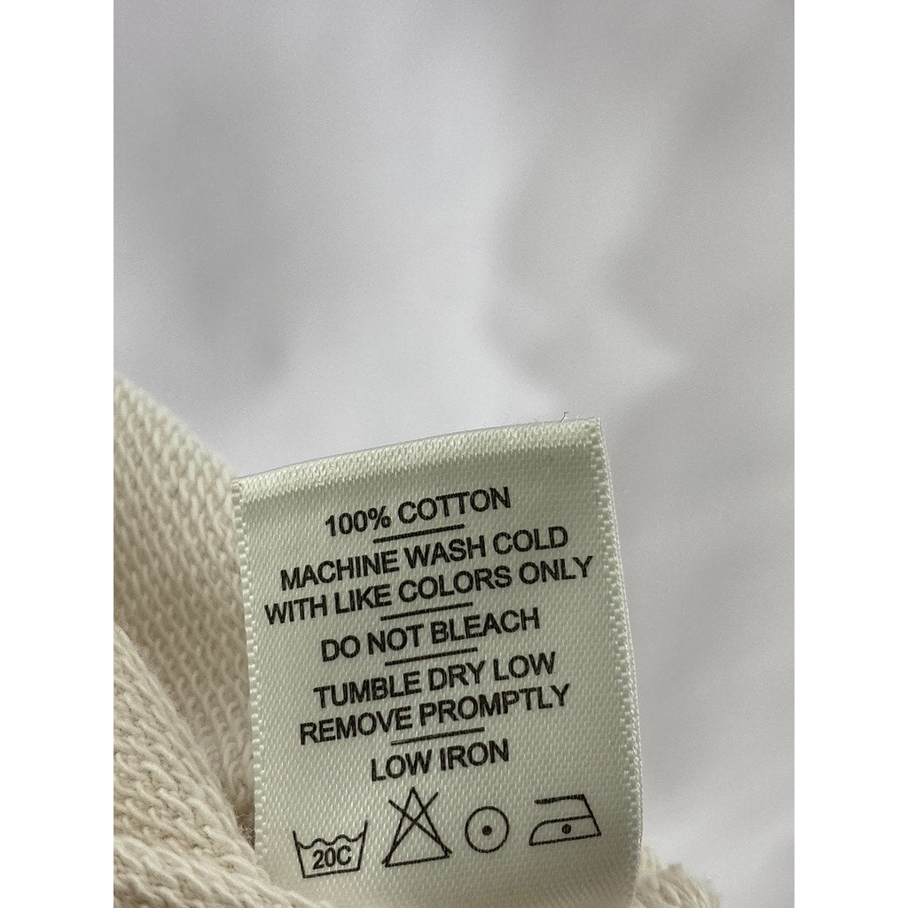 AMERICAN GIANT Women's Beige Elastic-Waist Pull-On Casual Sweatpants SZ XS