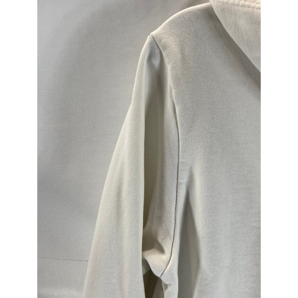 ADIDAS X Gosha Rubchinskiy Men's White Graphic Pullover Hoodie SZ M