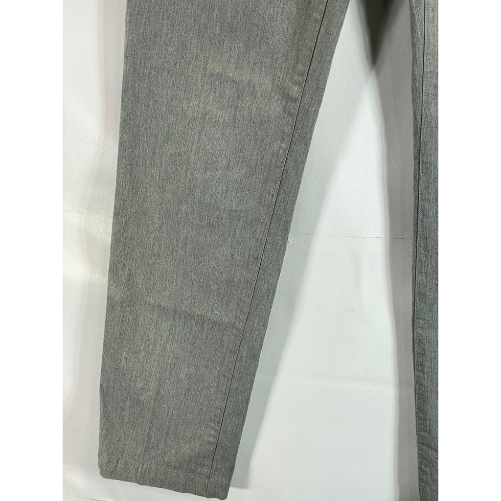 BANANA REPUBLIC Men's Light Gray Straight-Fit Kentfield Cotton Pants SZ 32X34