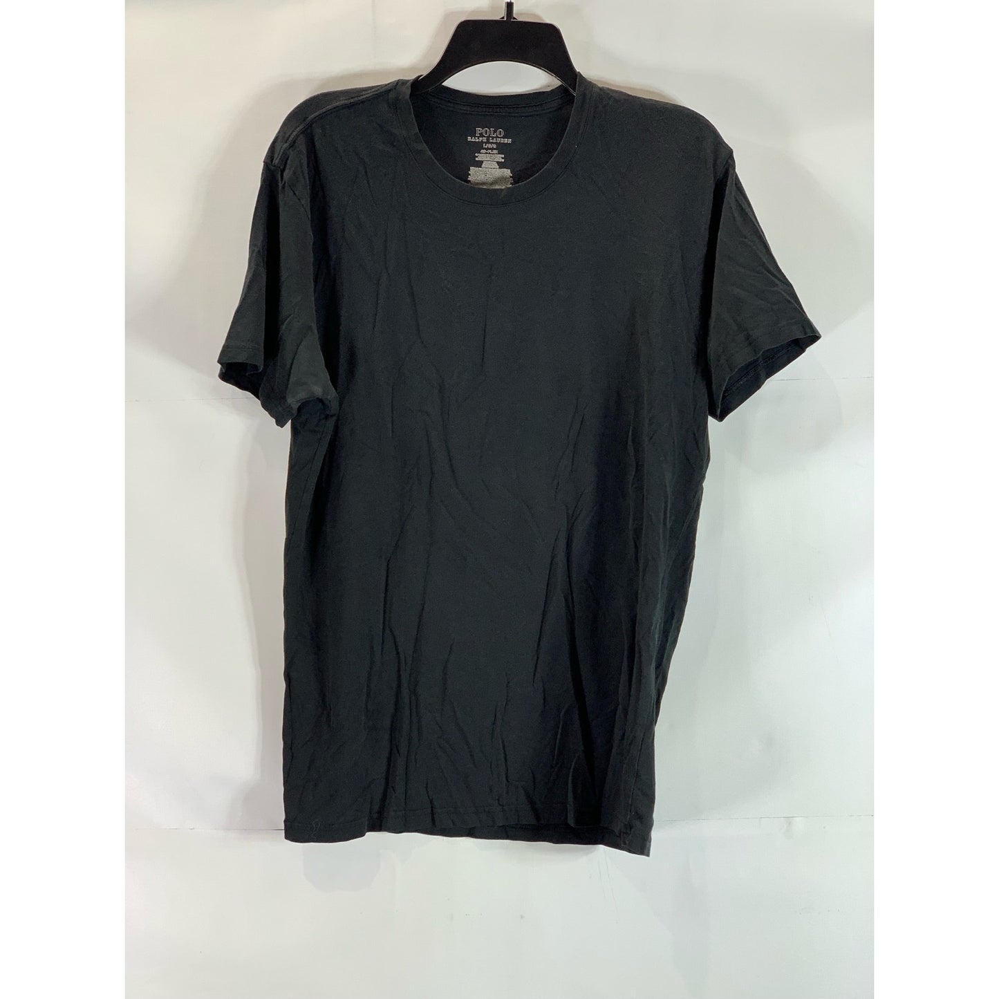 POLO RALPH LAUREN Men's Black Solid Crewneck 4D-Flex Cooling Undershirt SZ L