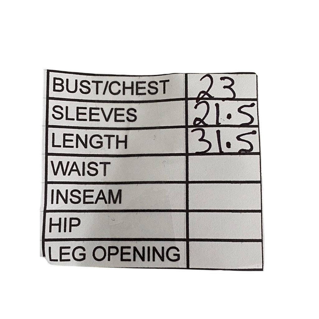 A NEW DAY Women's Terracotta-White Striped Button-Up Long Sleeve Top SZ L