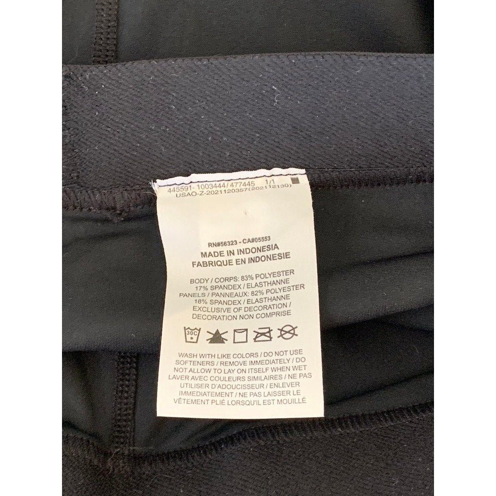 NIKE PRO 365 Women's Black Elastic Waist 7/8 Length Pull-On Leggings SZ S