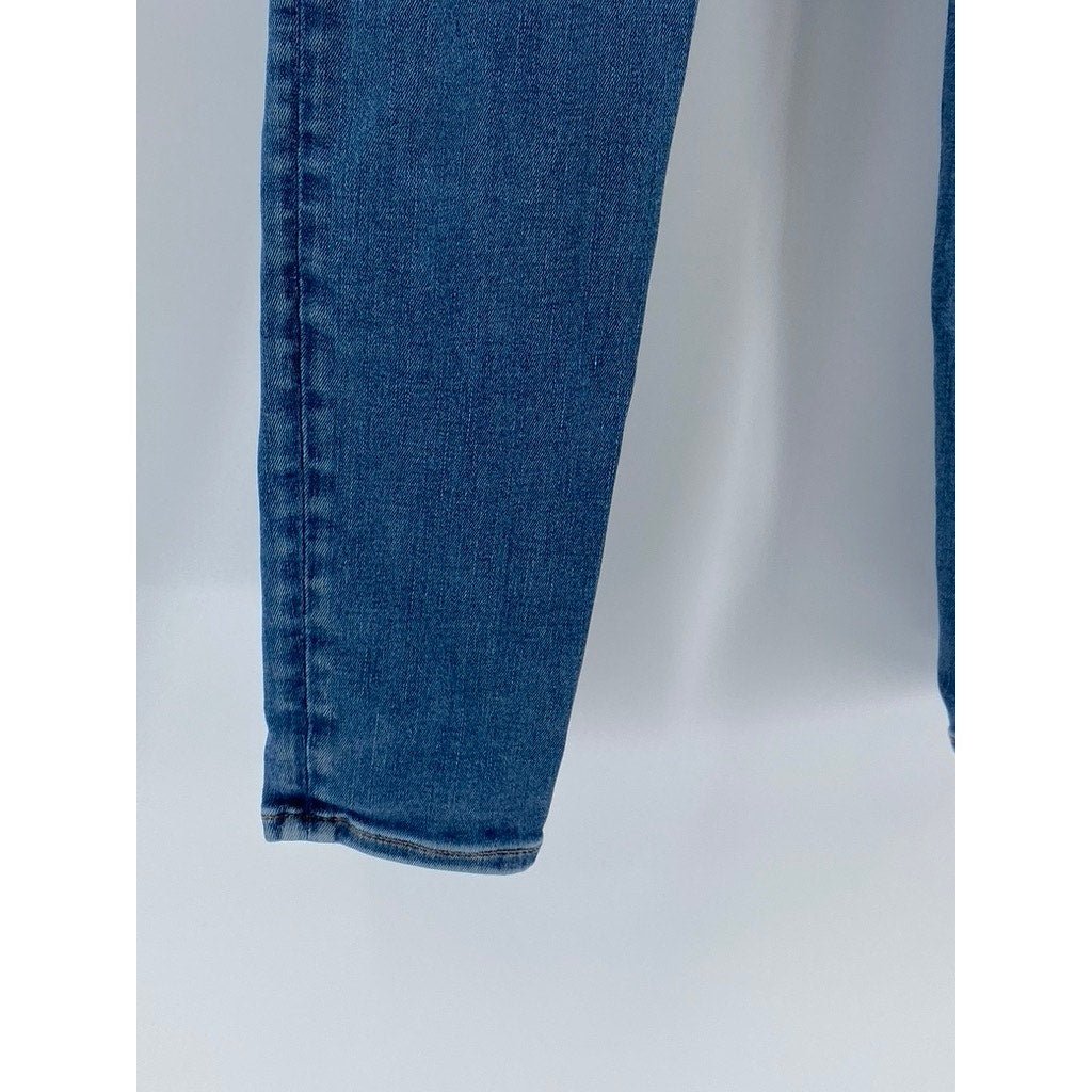 AMERICAN EAGLE Women's Medium Blue Wash Next Level Stretch Hi-Rise Jeggings SZ 4