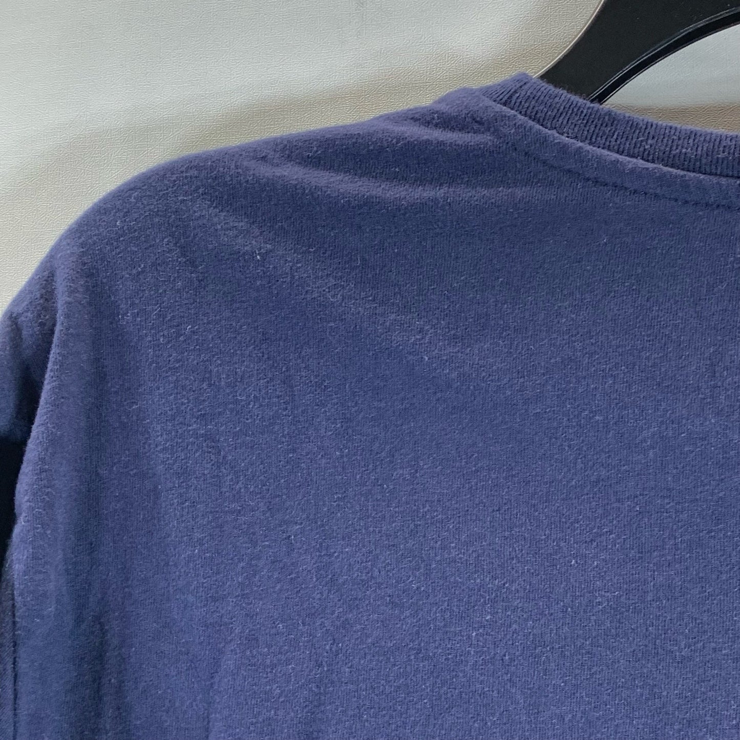 GOODFELLOW & CO Men's Navy Solid Crewneck Standard-Fit Short Sleeve Shirt XL