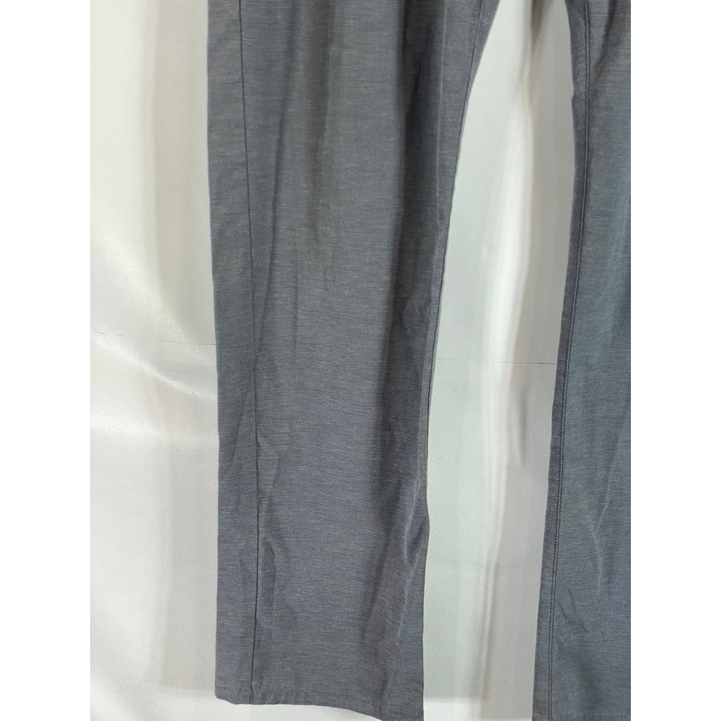 TRAVIS MATHEW Men's Grey Regular-Fit Five-Pocket Open To Close Golf Pants SZ 34
