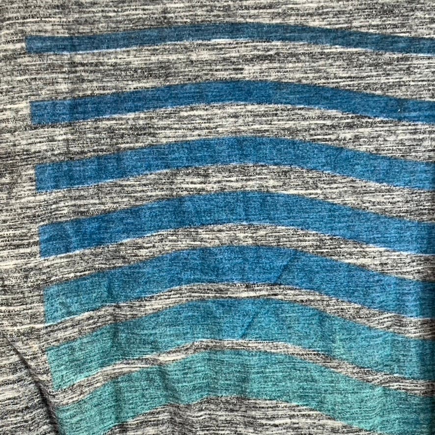 AMERICAN EAGLE OUTFITTERS Men's Gray Heather Printed Scoop-Neck Tank SZ M