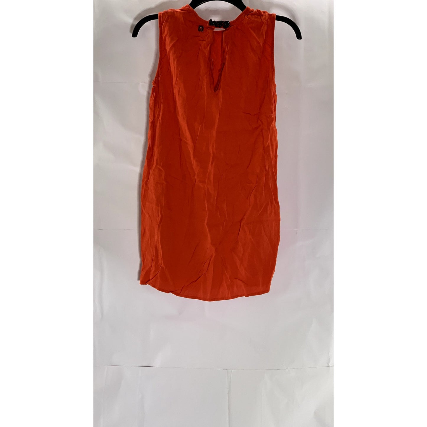 TIFFI Women's Red Crewneck Sleeveless Lightweight Back Keyhole Tank Top SZ S