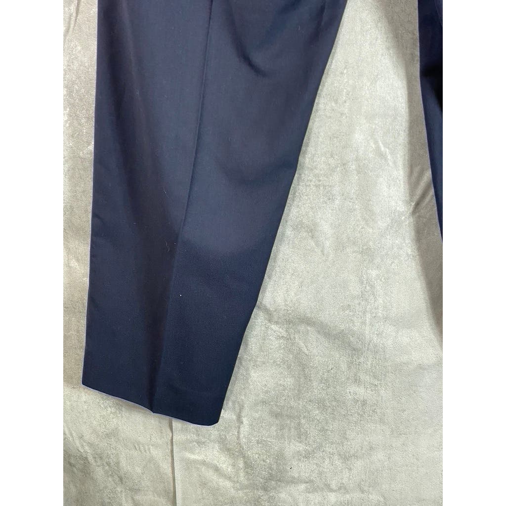 FELLINI UOMO Men's Navy Straight-Leg Suit Pants 36R
