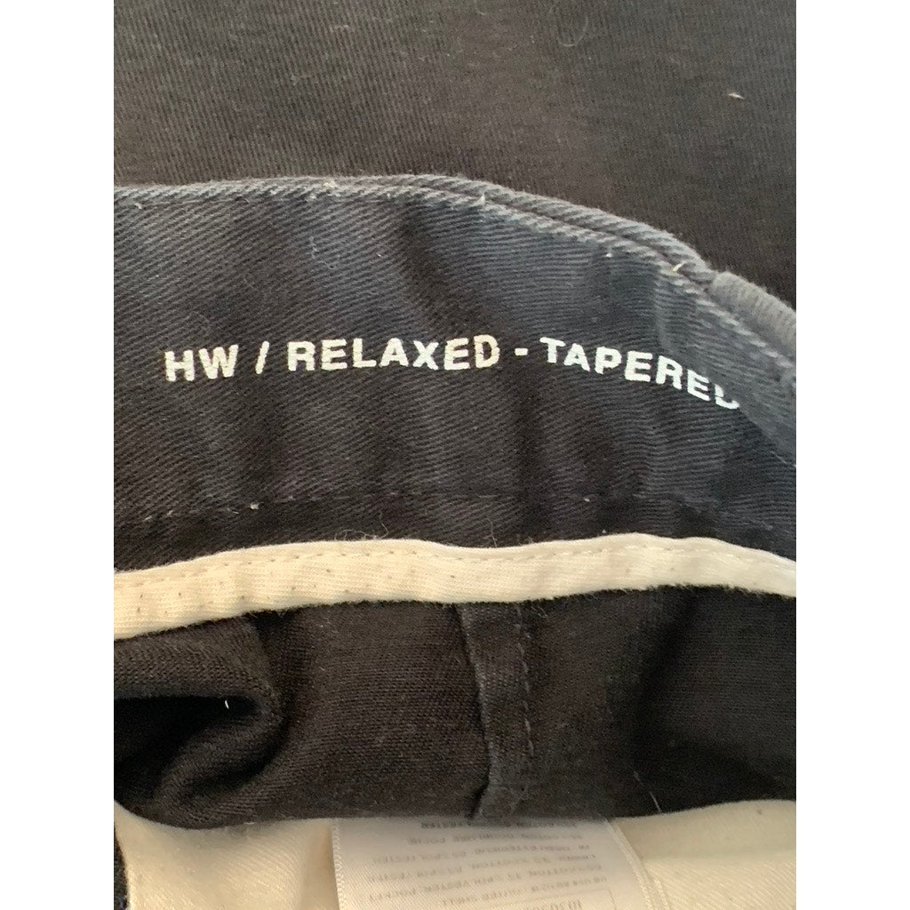 CARHARTT WIP Women's Black Solid W' Tristin Relaxed-Fit Tapered-Leg Pant SZ 31