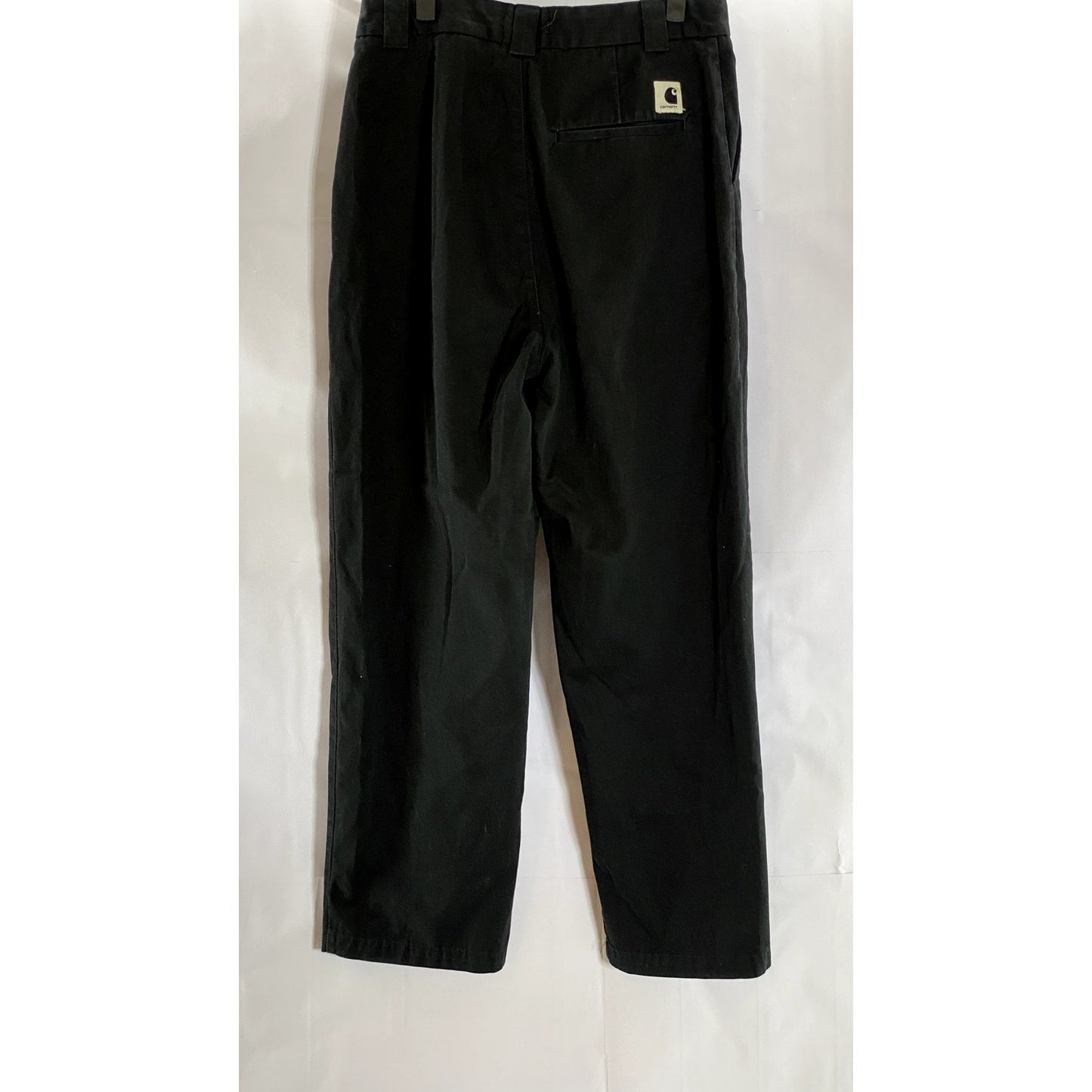 CARHARTT WIP Women's Black Solid W' Tristin Relaxed-Fit Tapered-Leg Pant SZ 31