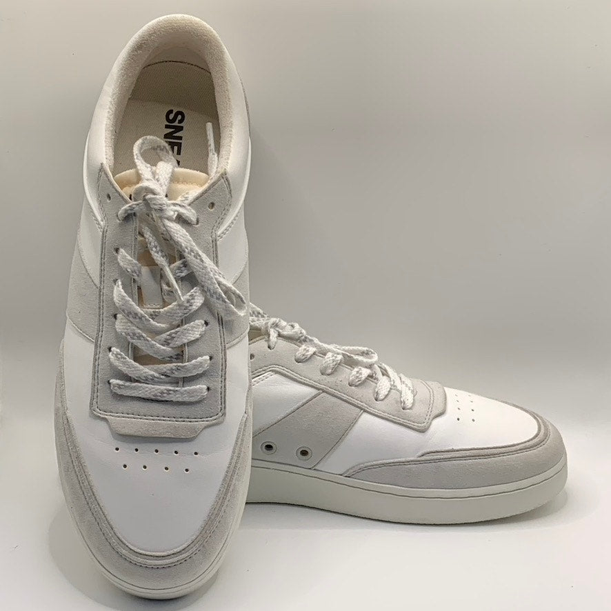 A.P.C. Unisex Men's Plain Minimalist Low Top Gray/White Sneakers SZ 44 US 11