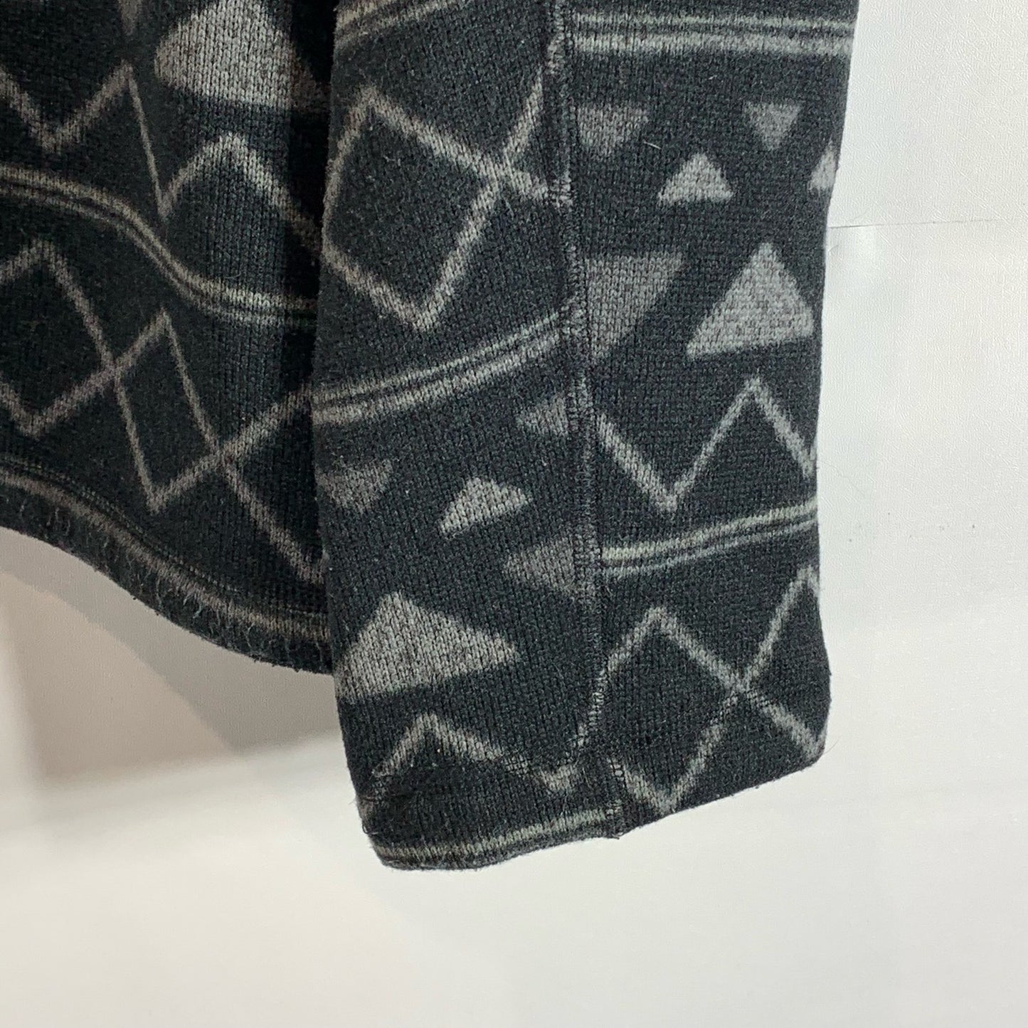 THE NORTH FACE Men's Black/Gray Novelty Gordon Lyon Quarter-Zip Sweater SZ 2XL
