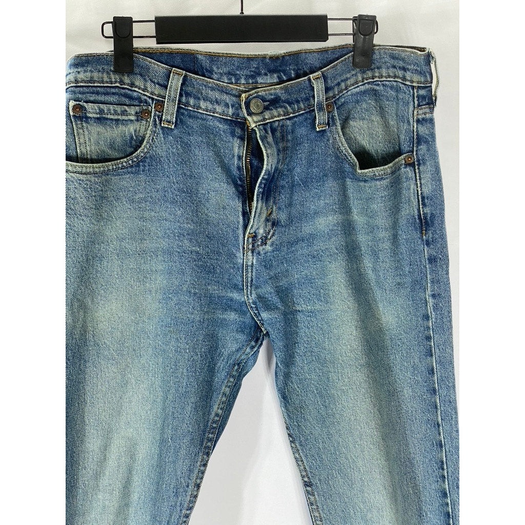 LEVI'S Men's Blue Denim 512 Slim Tapered Leg Five-Pocket Jeans SZ 30X30