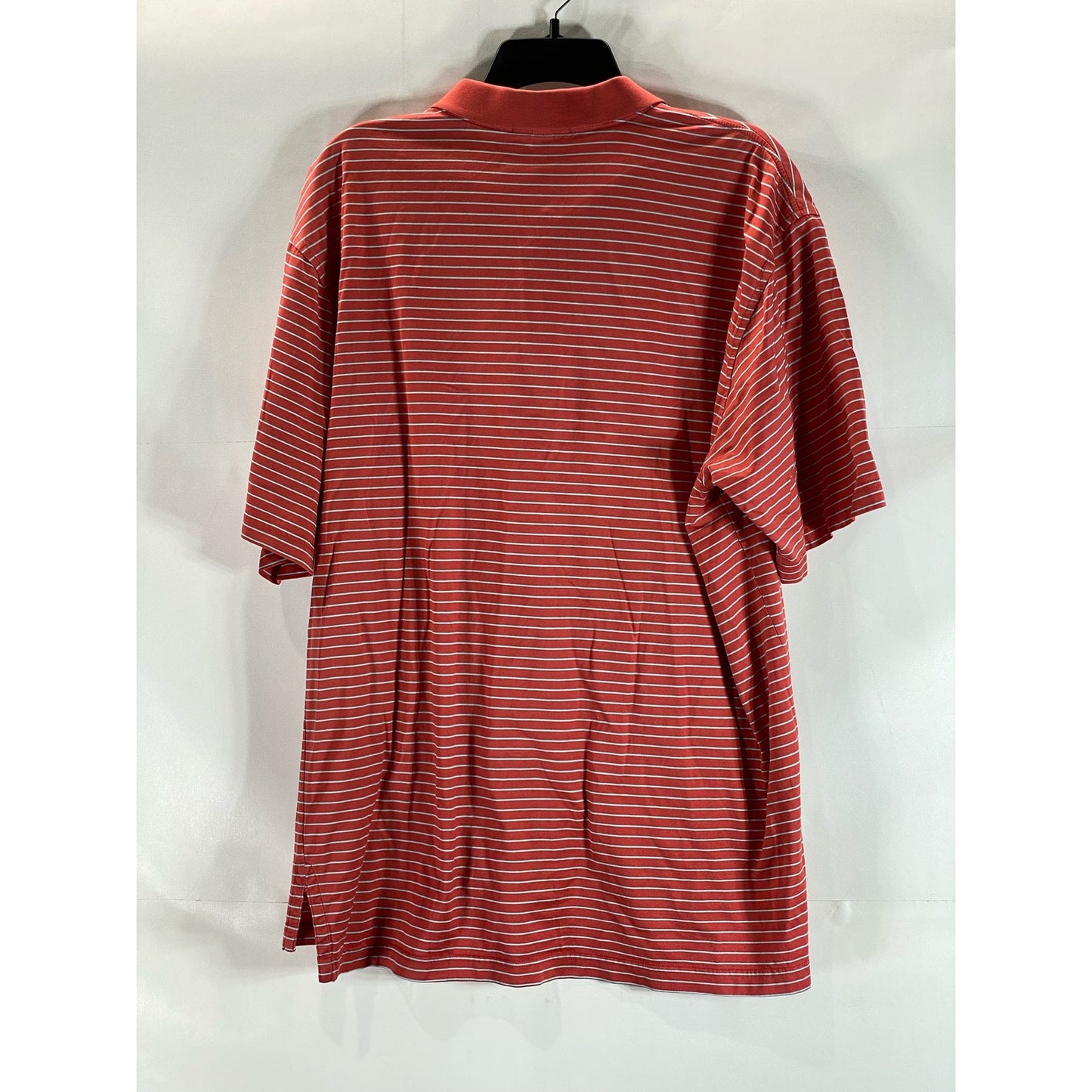 PETER MILLAR Men's Red Desert Mountain Striped Short Sleeve Regular-Fit Polo SZL