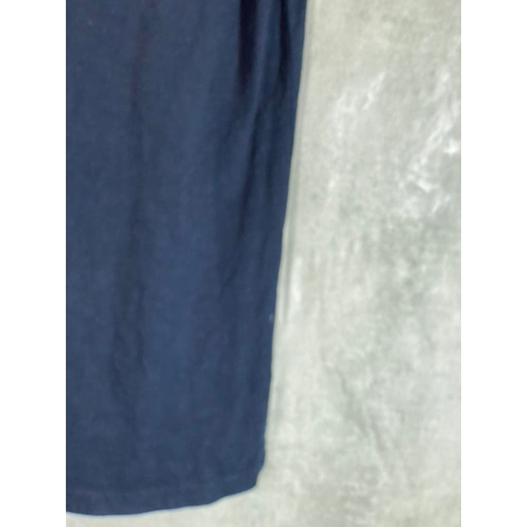 AMERICAN EAGLE OUTFITTERS Men's Navy Slim-Fit Short Sleeve Polo Shirt SZ M