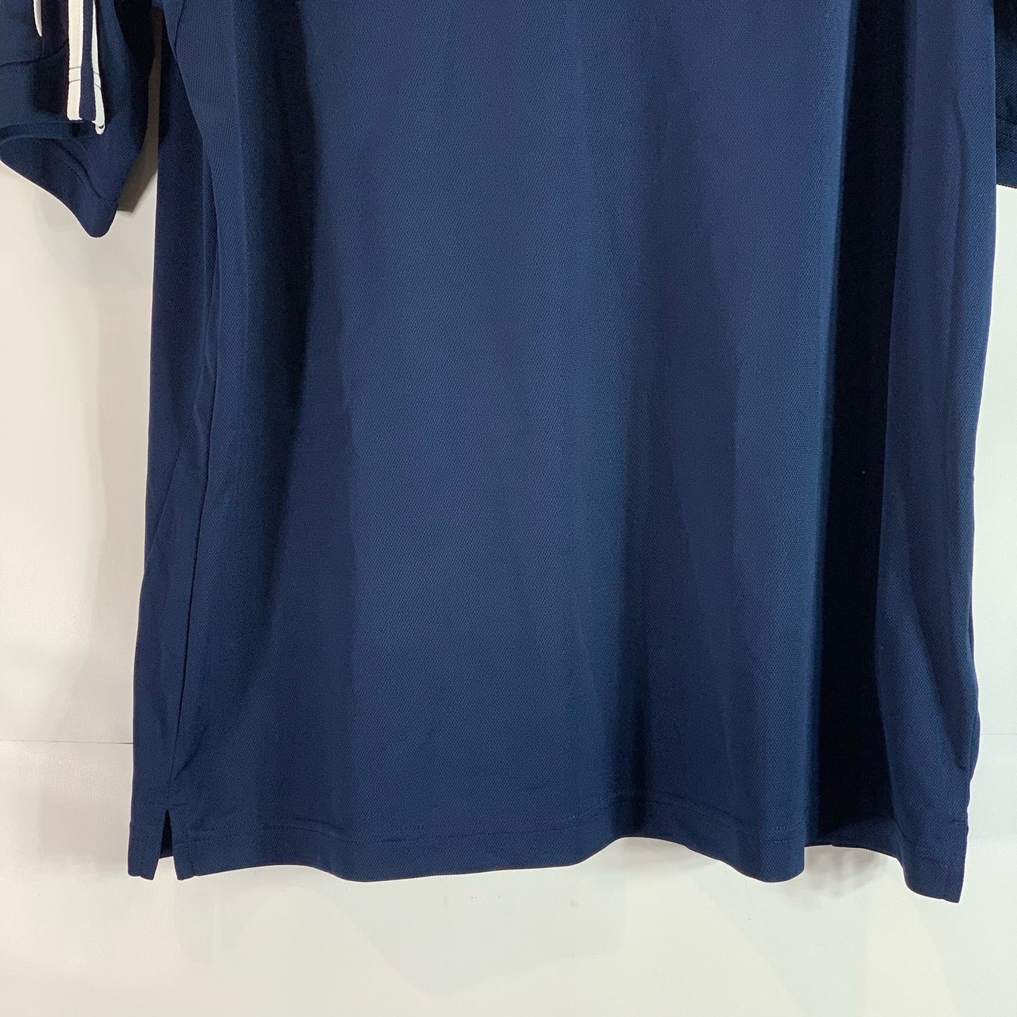 ADIDAS Men's Navy Climalite Standard-Fit Short Sleeve Golf Polo SZ L
