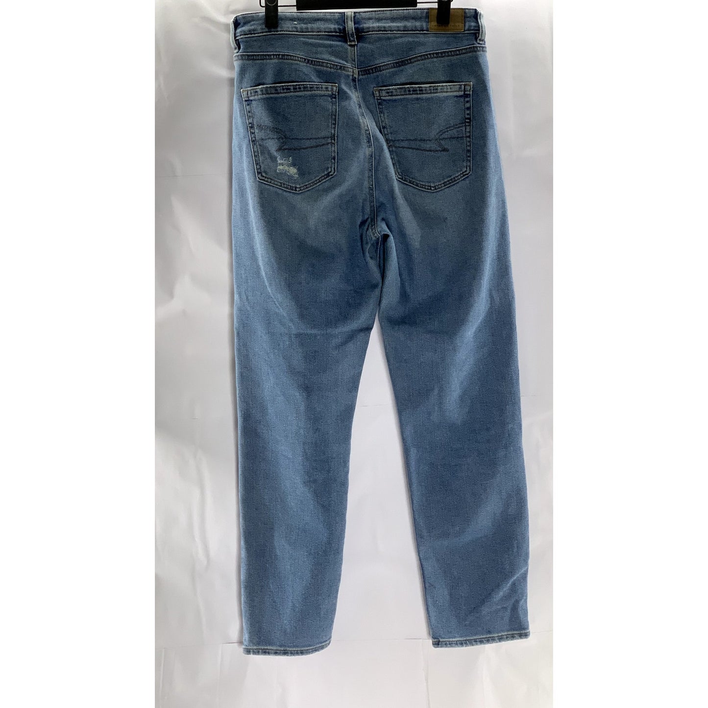 AMERICAN EAGLE Women's Light Blue Regular-Fit Slim-Fit Five-Pocket Jean SZ 8