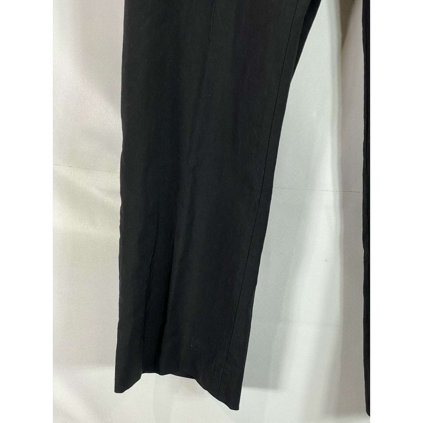 BANANA REPUBLIC Men's Black Solid Tailored Slim-Fit Dress Pants SZ 33X32
